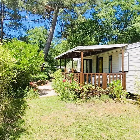 펜션 Sous Les Pins Du Bassin - Mobile Avec Jardin
