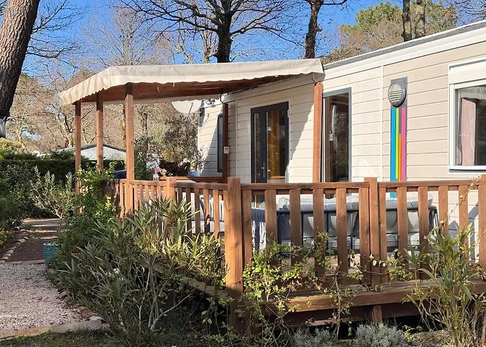 Ferienhaus Sous Les Pins Du Bassin - Mobile Avec Jardin *