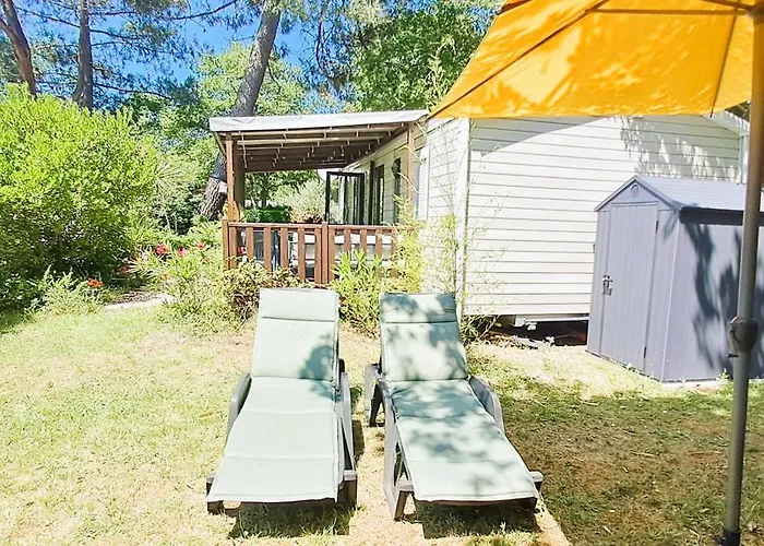 Ferienhaus Sous Les Pins Du Bassin - Mobile Avec Jardin *